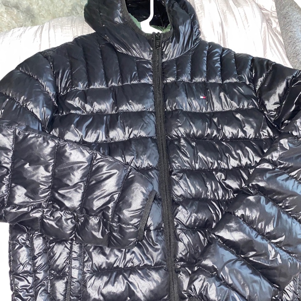 Shiny Tommy Hilfiger bubble coat